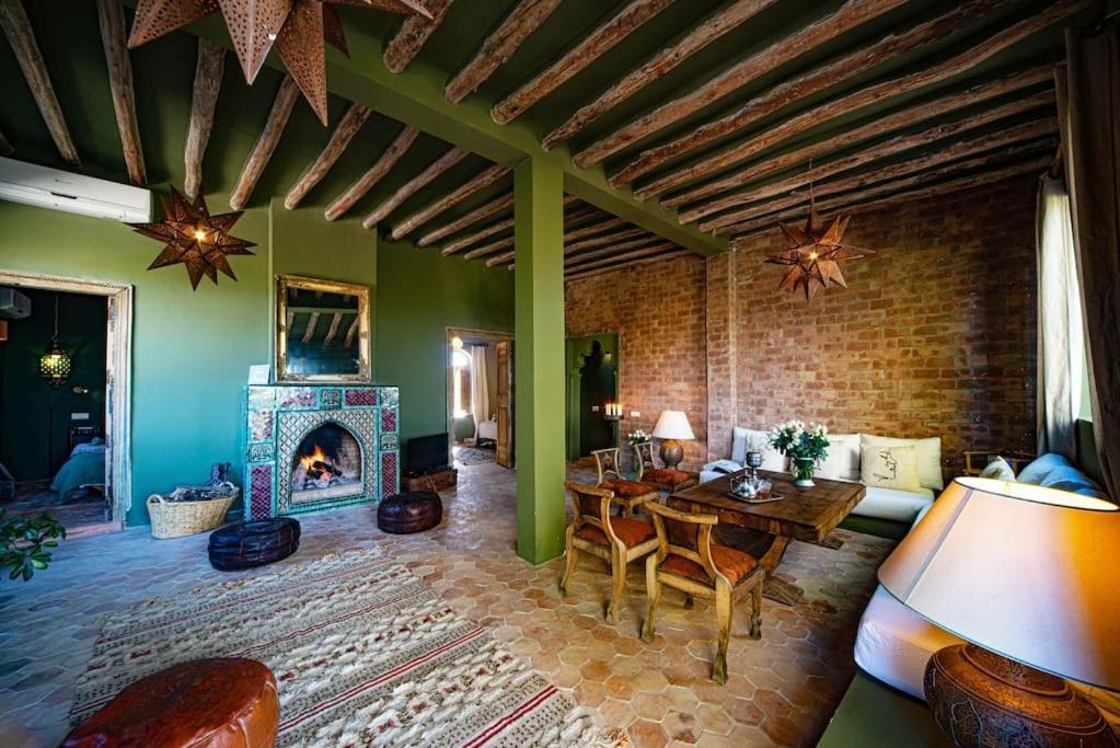 מרקש Aux Portes De Marrakech Villa Arts & Deco Avec Piscine מראה חיצוני תמונה