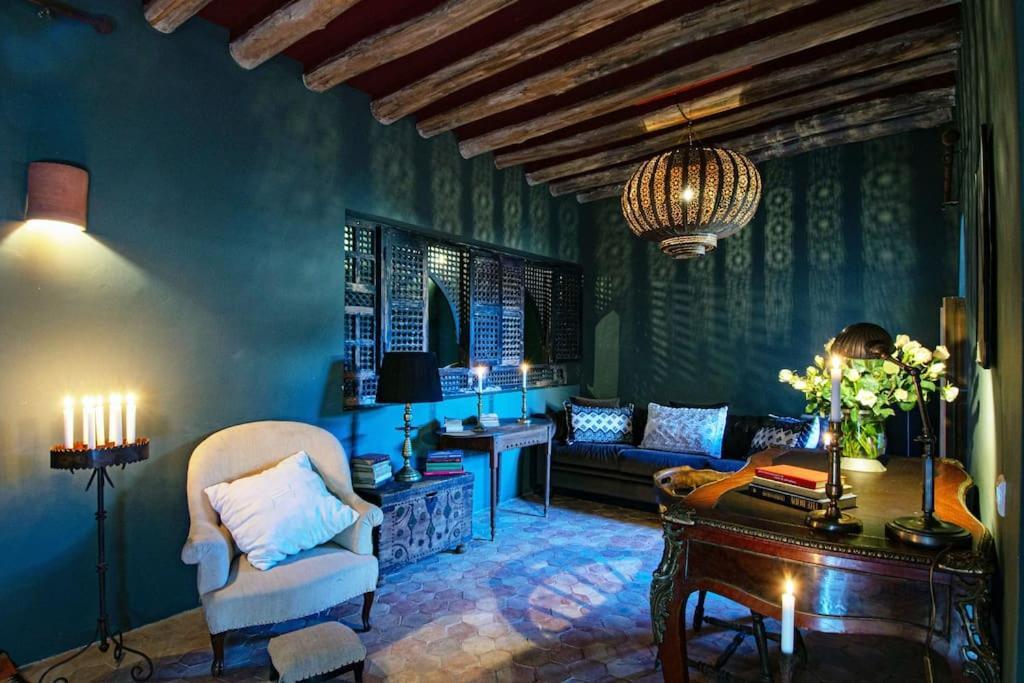 מרקש Aux Portes De Marrakech Villa Arts & Deco Avec Piscine מראה חיצוני תמונה